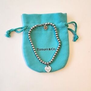 Tiffany & Co. Return to Tiffany Blue Heart Tag Bead Bractlet